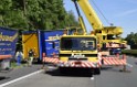 LKW in Boeschung A 3 Rich Frankfurt Hoehe Roesrath Lohmar P115